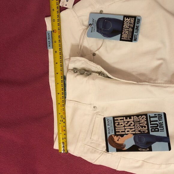 Urban Planet - White high rise skinny jeans - Size 9 / 29 - Picture 13 of 16